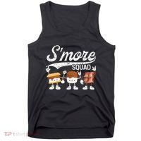 Smore Squad Camping Campfire Chocolate Marshmallow S'mores Tank Top thumb 0