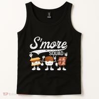 Smore Squad Camping Campfire Chocolate Marshmallow S'mores Tank Top thumb 2