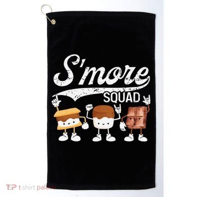 Smore Squad Camping Campfire Chocolate Marshmallow S'mores Golf Towel