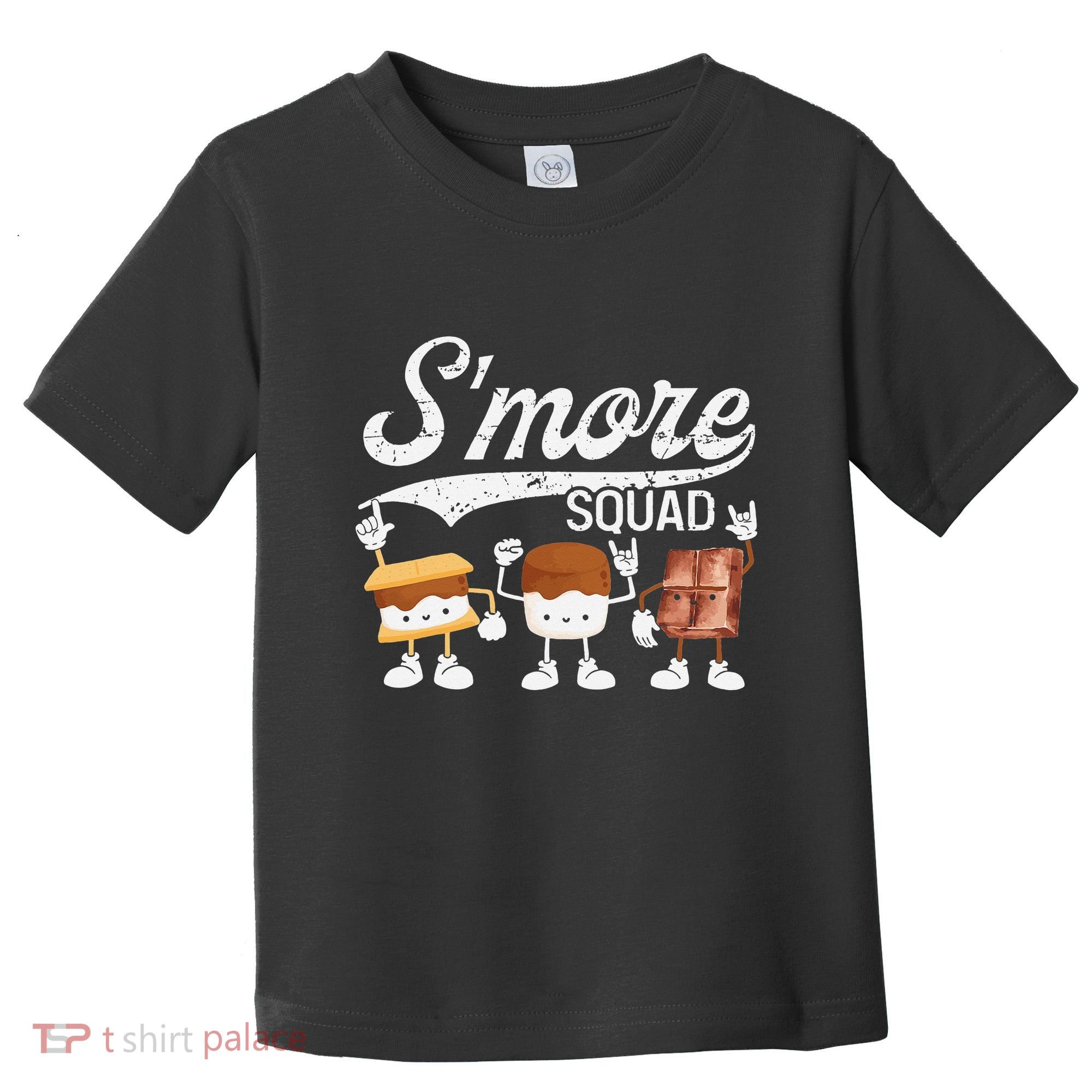 Smore Squad Camping Campfire Chocolate Marshmallow S'mores Toddler T-Shirt