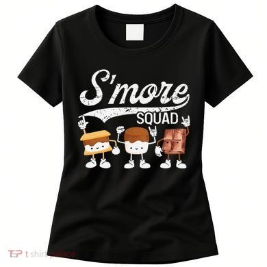 Smore Squad Camping Campfire Chocolate Marshmallow S'mores Women's T-Shirt