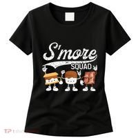 Smore Squad Camping Campfire Chocolate Marshmallow S'mores Women's T-Shirt thumb 0