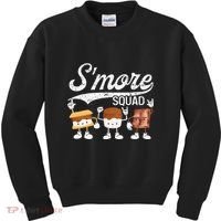 Smore Squad Camping Campfire Chocolate Marshmallow S'mores Kids Sweatshirt thumb 0