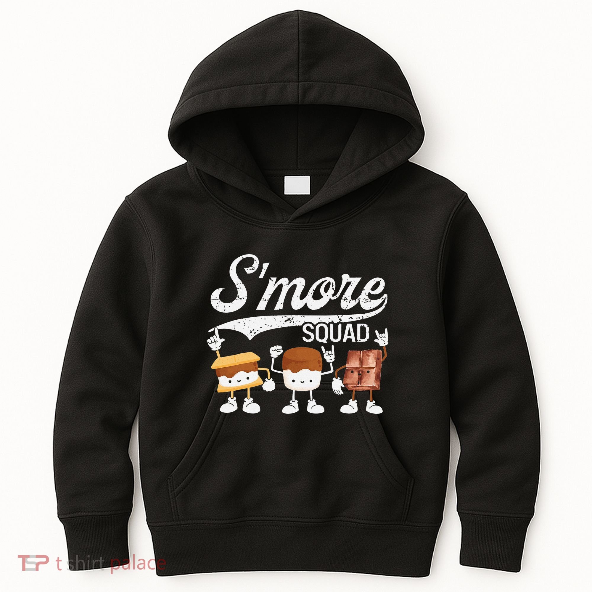 Smore Squad Camping Campfire Chocolate Marshmallow S'mores Kids Hoodie