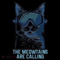 Ski Snowboard Cat Funny The Meowtains Are Calling Skiing  Coffee Mug thumb 5