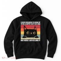 Super Sexy Cat Dad Cat Owner Kitten Pet Lover Hoodie thumb 0