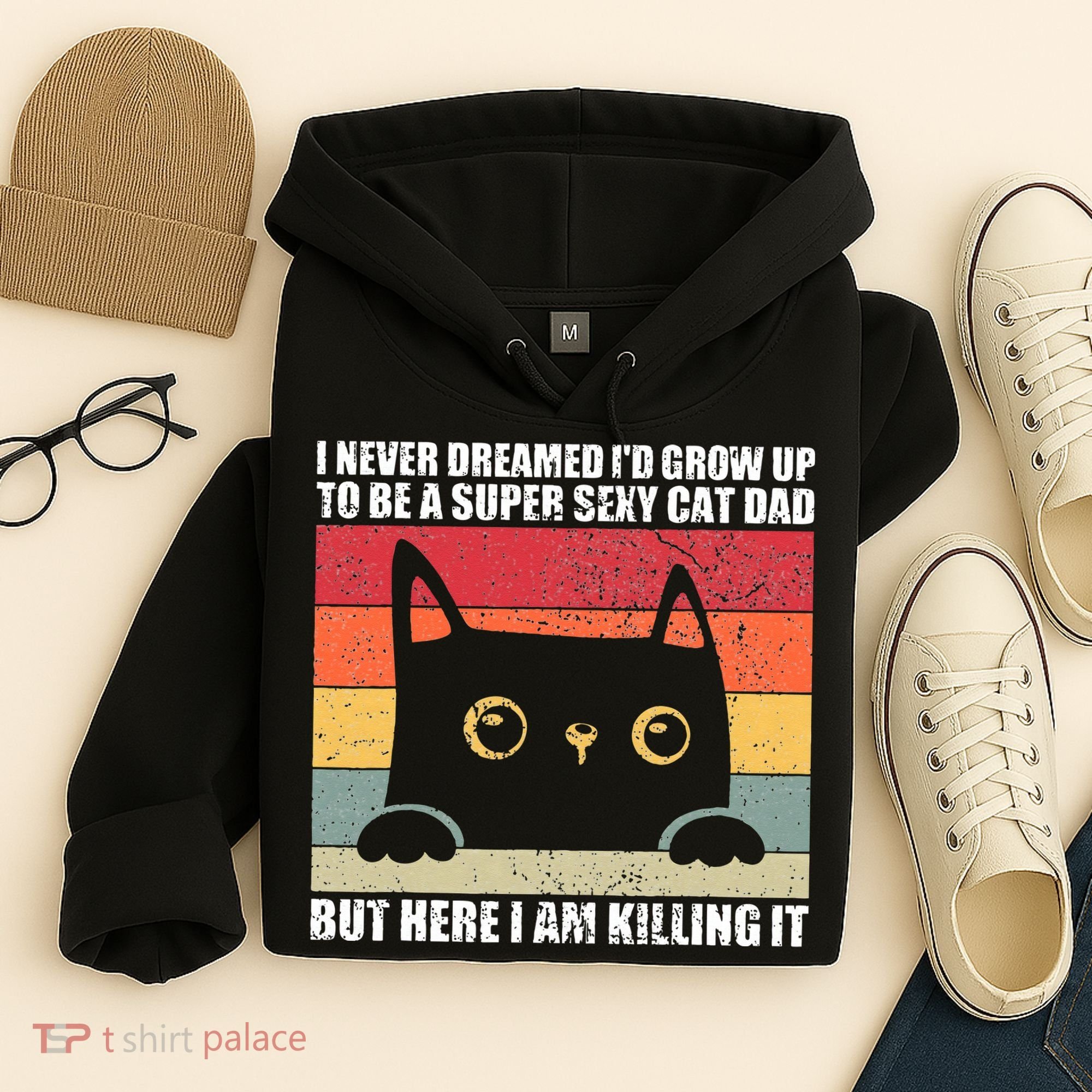 Super Sexy Cat Dad Cat Owner Kitten Pet Lover Hoodie