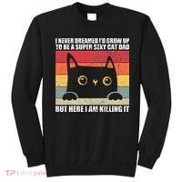 Super Sexy Cat Dad Cat Owner Kitten Pet Lover Sweatshirt thumb 0