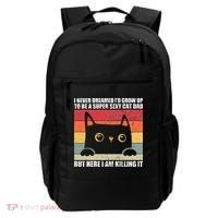 Super Sexy Cat Dad Cat Owner Kitten Pet Lover Backpack thumb 0