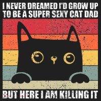 Super Sexy Cat Dad Cat Owner Kitten Pet Lover Beanie thumb 2