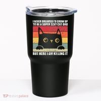 Super Sexy Cat Dad Cat Owner Kitten Pet Lover Tumbler thumb 0
