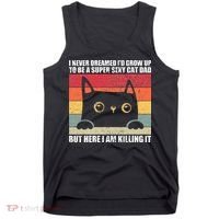 Super Sexy Cat Dad Cat Owner Kitten Pet Lover Tank Top thumb 0