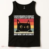 Super Sexy Cat Dad Cat Owner Kitten Pet Lover Tank Top thumb 2