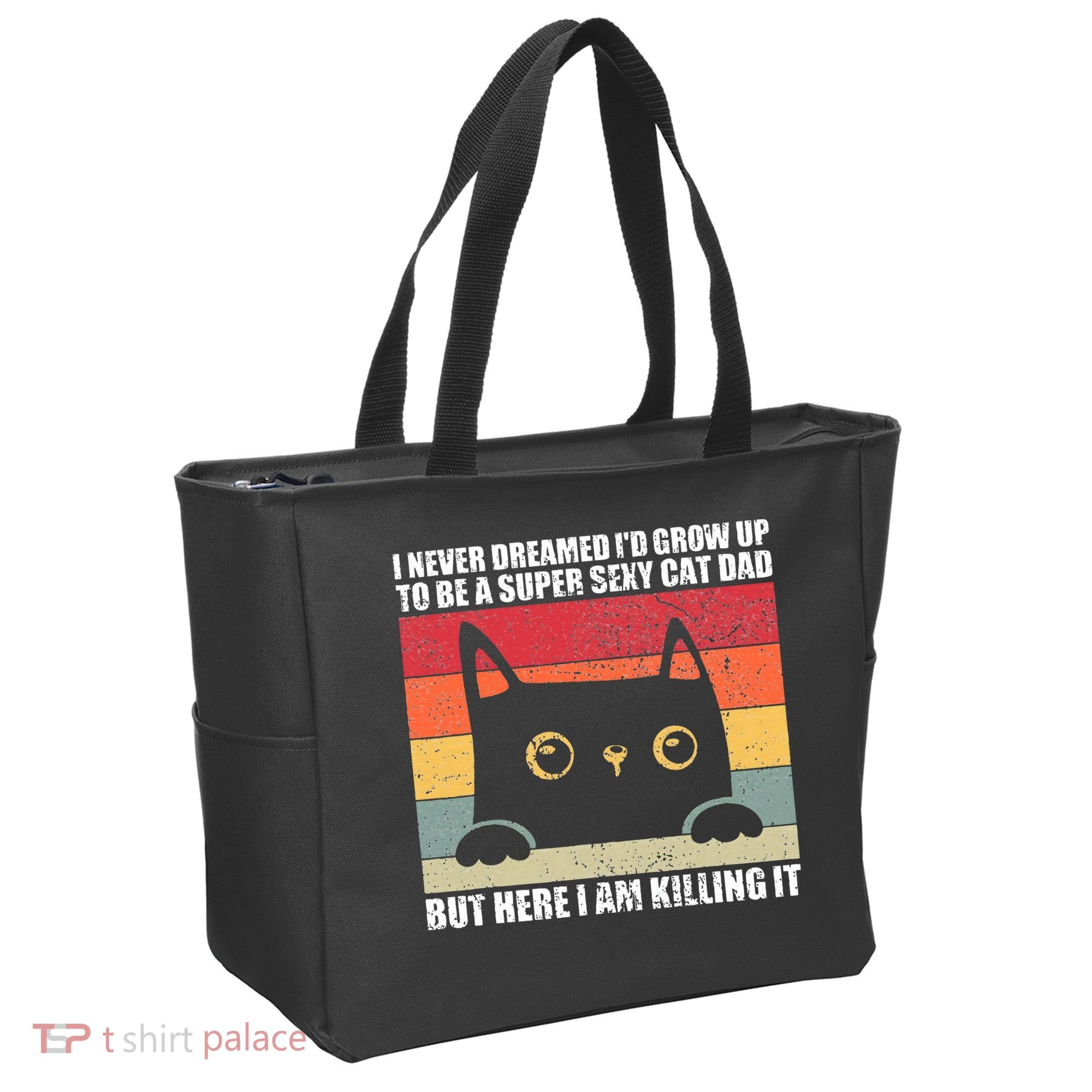 Super Sexy Cat Dad Cat Owner Kitten Pet Lover Tote Bag