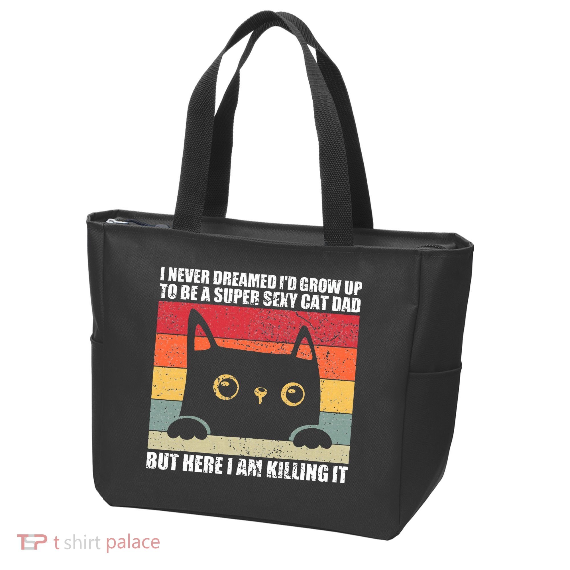 Super Sexy Cat Dad Cat Owner Kitten Pet Lover Tote Bag