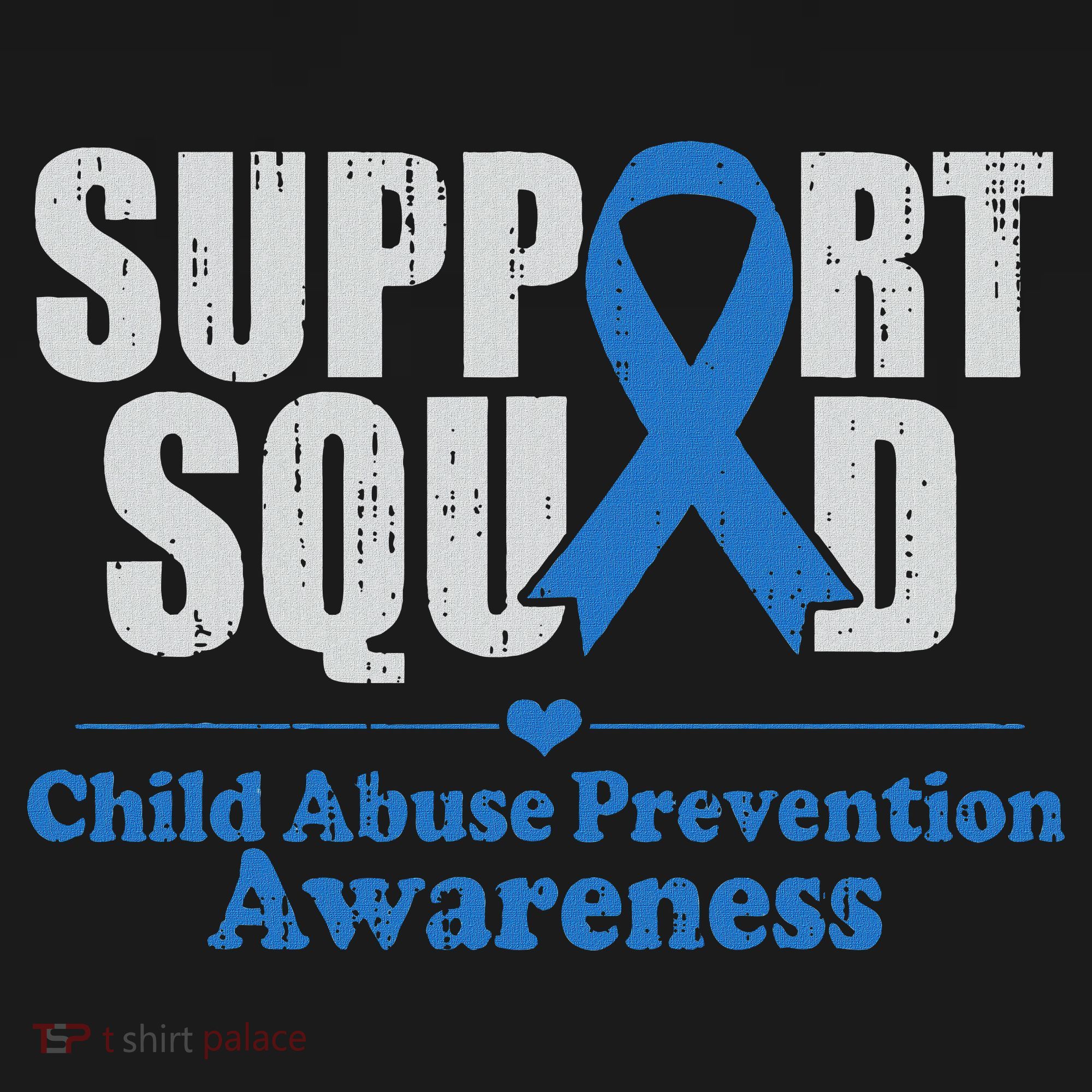 Support Squad Child Abuse Prevention Awareness Smile Face Pajama Set
