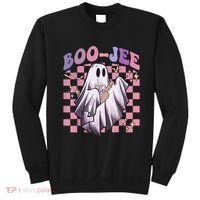 Spooky Season Cute Groovy Ghost Halloween Costume Boo Jee Sweatshirt thumb 0
