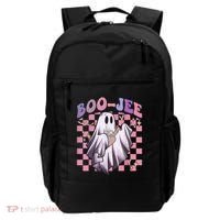 Spooky Season Cute Groovy Ghost Halloween Costume Boo Jee Backpack thumb 0