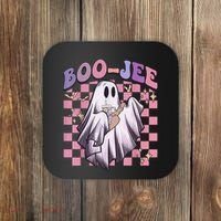 Spooky Season Cute Groovy Ghost Halloween Costume Boo Jee Coaster thumb 0
