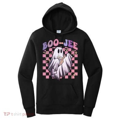 Spooky Season Cute Groovy Ghost Halloween Costume Boo Jee Women's Hoodie