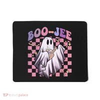 Spooky Season Cute Groovy Ghost Halloween Costume Boo Jee Mousepad thumb 0
