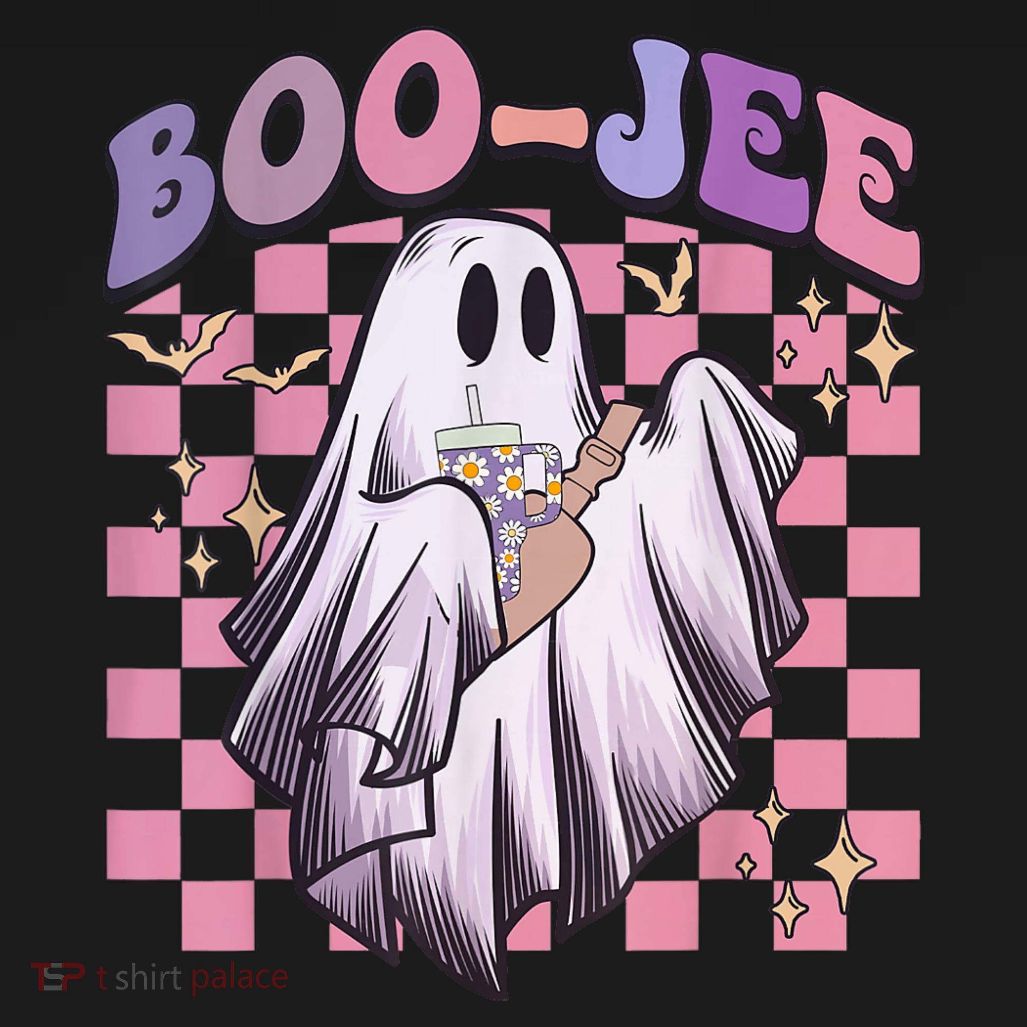 Spooky Season Cute Groovy Ghost Halloween Costume Boo Jee Mousepad