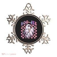 Spooky Season Cute Groovy Ghost Halloween Costume Boo Jee Ornament thumb 0