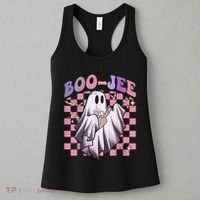 Spooky Season Cute Groovy Ghost Halloween Costume Boo Jee Women's Tank Top thumb 3