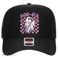 Spooky Season Cute Groovy Ghost Halloween Costume Boo Jee Hat thumb 0