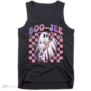 Spooky Season Cute Groovy Ghost Halloween Costume Boo Jee Tank Top