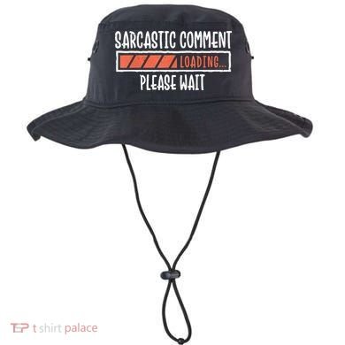 Sarcasm Sarcastic Comment Loading Tee, Novelty Humor Witty Bucket Hat