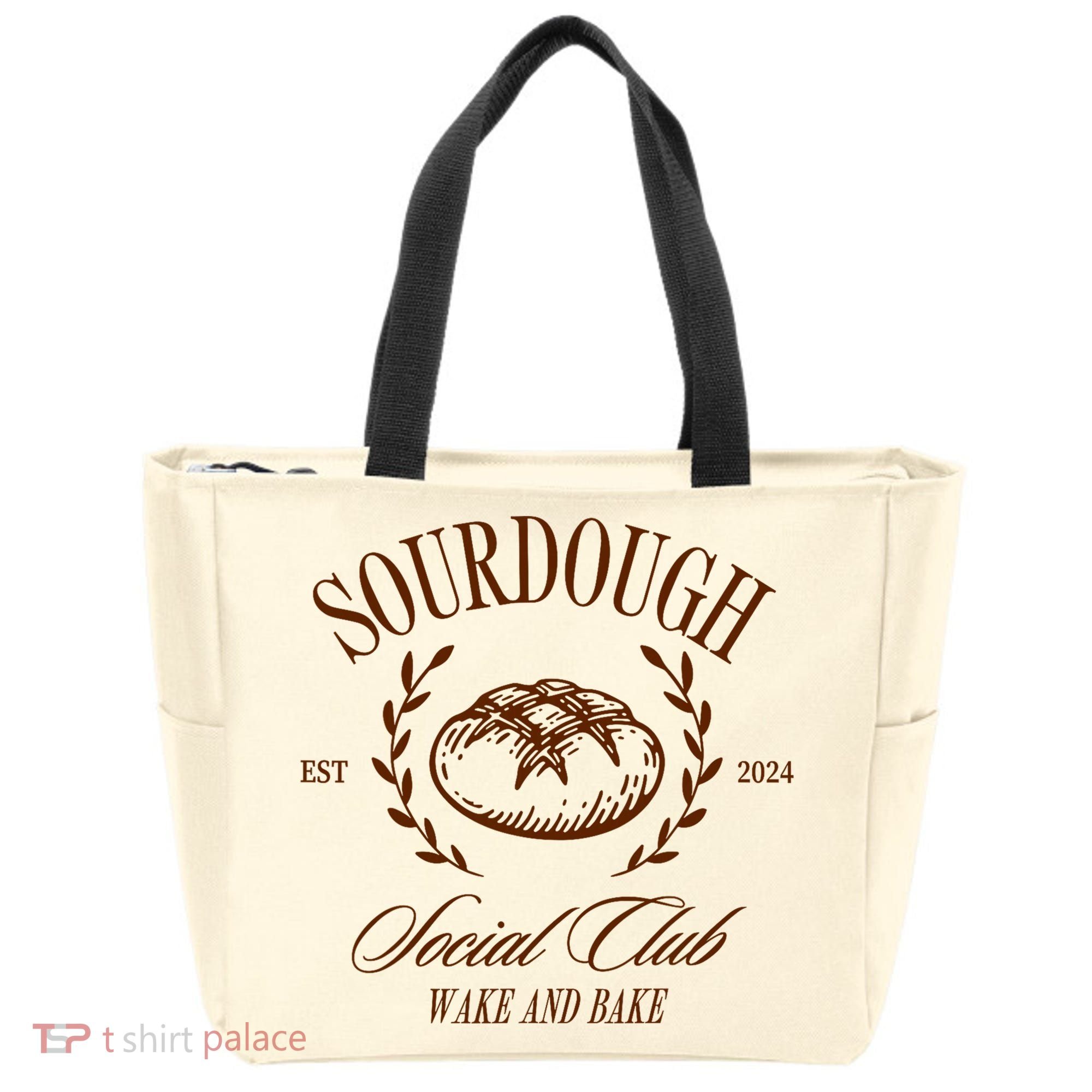 Sourdough Social Club Bread Wake & Bake In My Sourdough Era Tote Bag