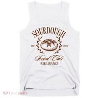Sourdough Social Club Bread Wake & Bake In My Sourdough Era Tank Top thumb 0