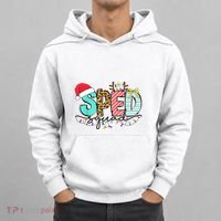 Sped Squad Christmas Lights Special Education Teacher Christmas Hoodie thumb 0