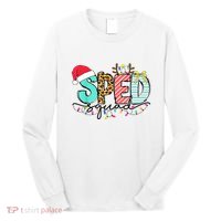Sped Squad Christmas Lights Special Education Teacher Christmas Long Sleeve Shirt thumb 0