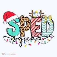 Sped Squad Christmas Lights Special Education Teacher Christmas Pajama Set thumb 2