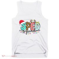 Sped Squad Christmas Lights Special Education Teacher Christmas Tank Top thumb 0