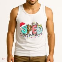 Sped Squad Christmas Lights Special Education Teacher Christmas Tank Top thumb 3