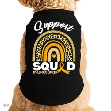 Support Squad Childhood Cancer Doggie Tank