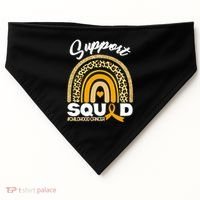 Support Squad Childhood Cancer USA-Made Doggie Bandana thumb 0