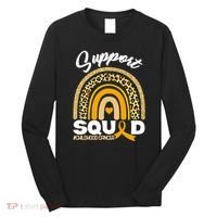 Support Squad Childhood Cancer Long Sleeve Shirt thumb 0