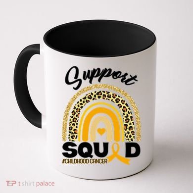 Support Squad Childhood Cancer Coffee Mug
