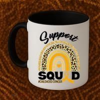 Support Squad Childhood Cancer Coffee Mug thumb 2