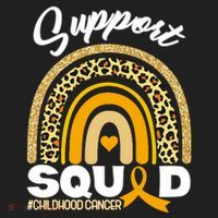 Support Squad Childhood Cancer Beanie thumb 2