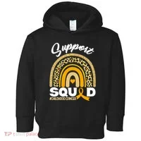 Support Squad Childhood Cancer Toddler Hoodie thumb 0