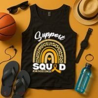Support Squad Childhood Cancer Tank Top thumb 4