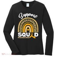 Support Squad Childhood Cancer Women's Long Sleeve Shirt thumb 0