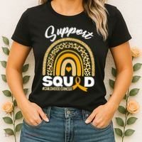 Support Squad Childhood Cancer Women's T-Shirt thumb 2