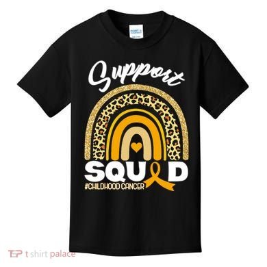 Support Squad Childhood Cancer Kids T-Shirt
