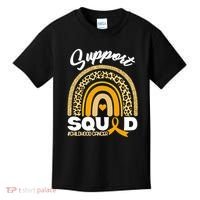 Support Squad Childhood Cancer Kids T-Shirt thumb 0